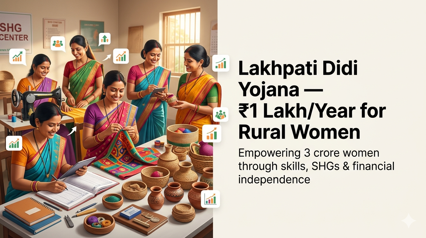 Lakhpati Didi Yojana — ₹1 Lakh/Year for Rural Women
